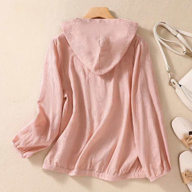 Miri - Lightweight Linen Hoodie