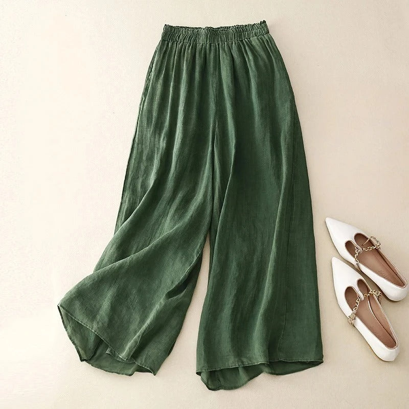 Nicolé - Elegant Linen Trousers