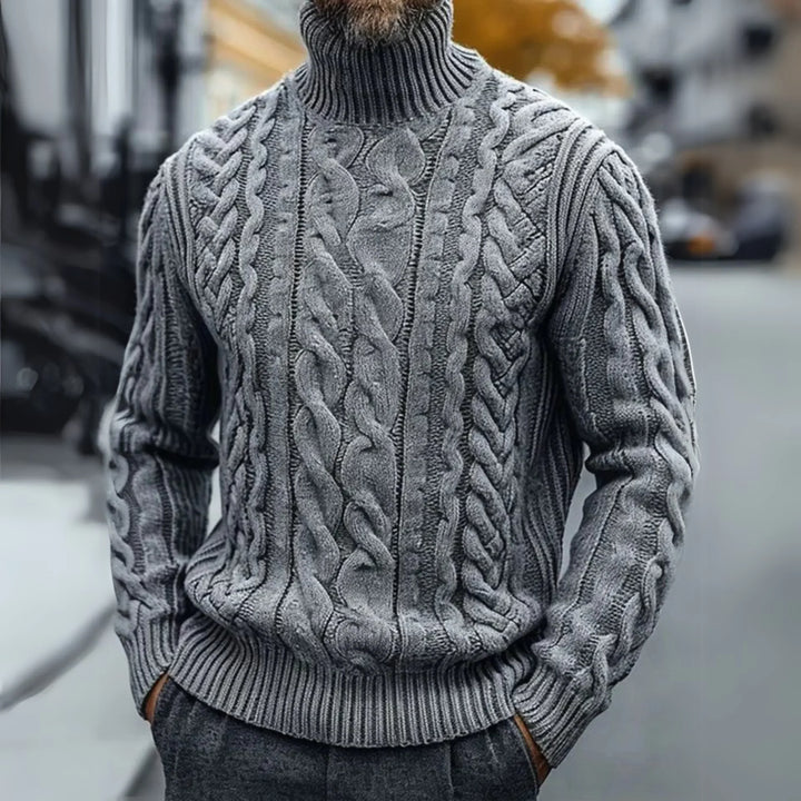 Harald - Vintage Twisted Knit Jumper