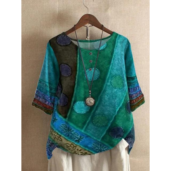 Valarie - Colourful Bohemian Top