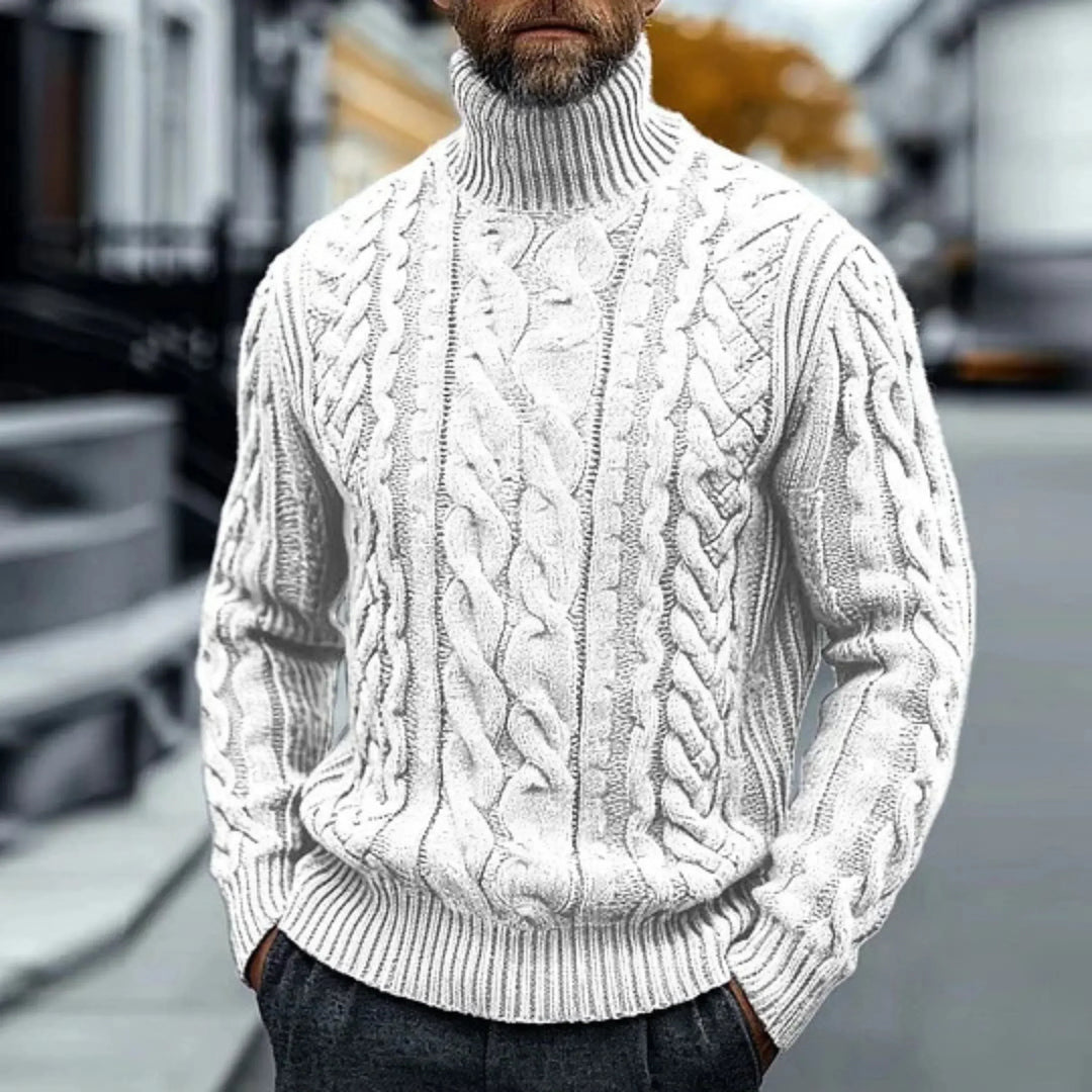 Harald - Vintage Twisted Knit Jumper
