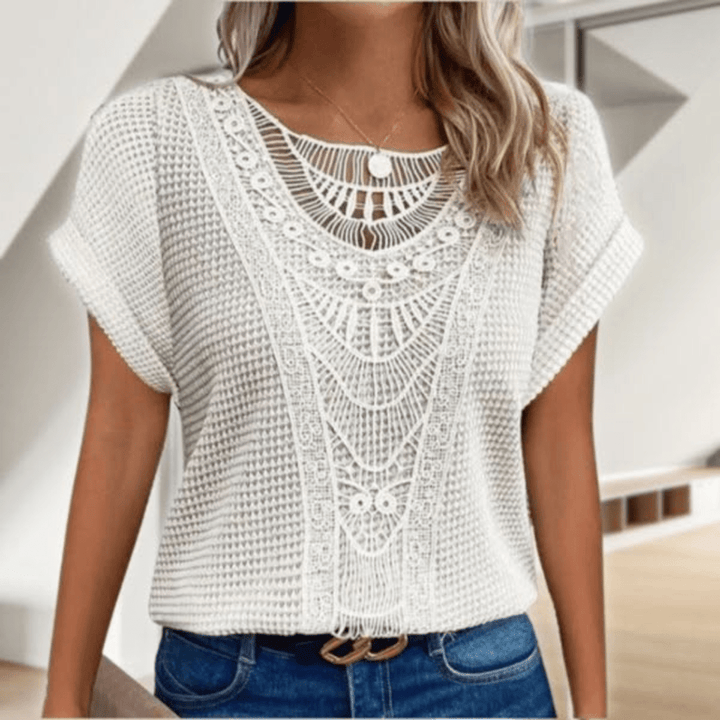 Karin - Elegant Lace Blouse