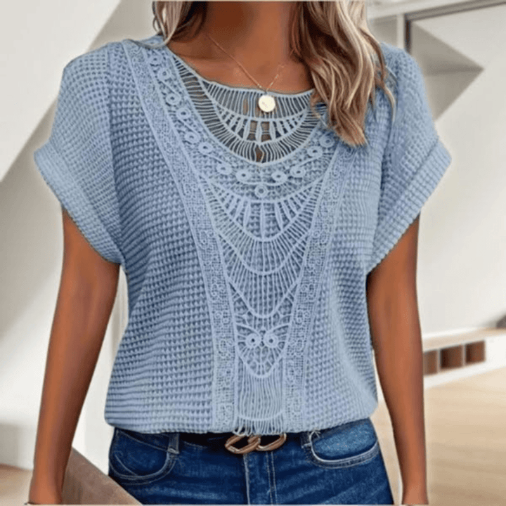 Karin - Elegant Lace Blouse