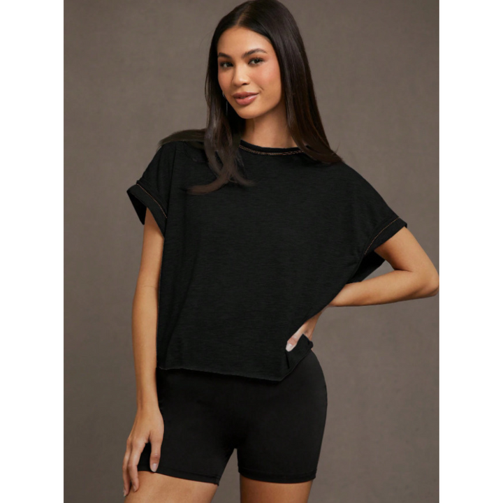 Sereia - Everyday Cut Out Hemline Womenswear Top