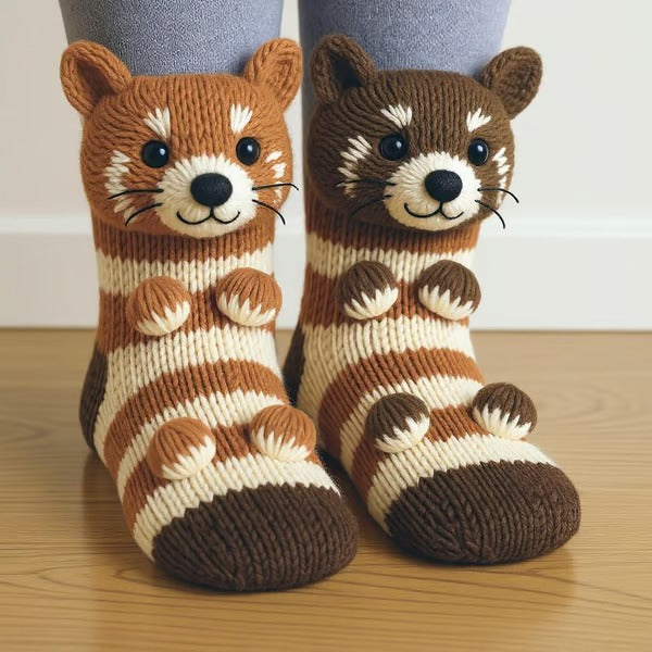 Soft Animal Pattern Socks