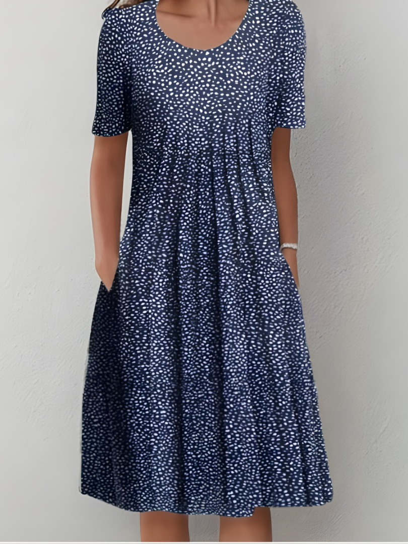 Cäcilia - Pleated Floral Dress