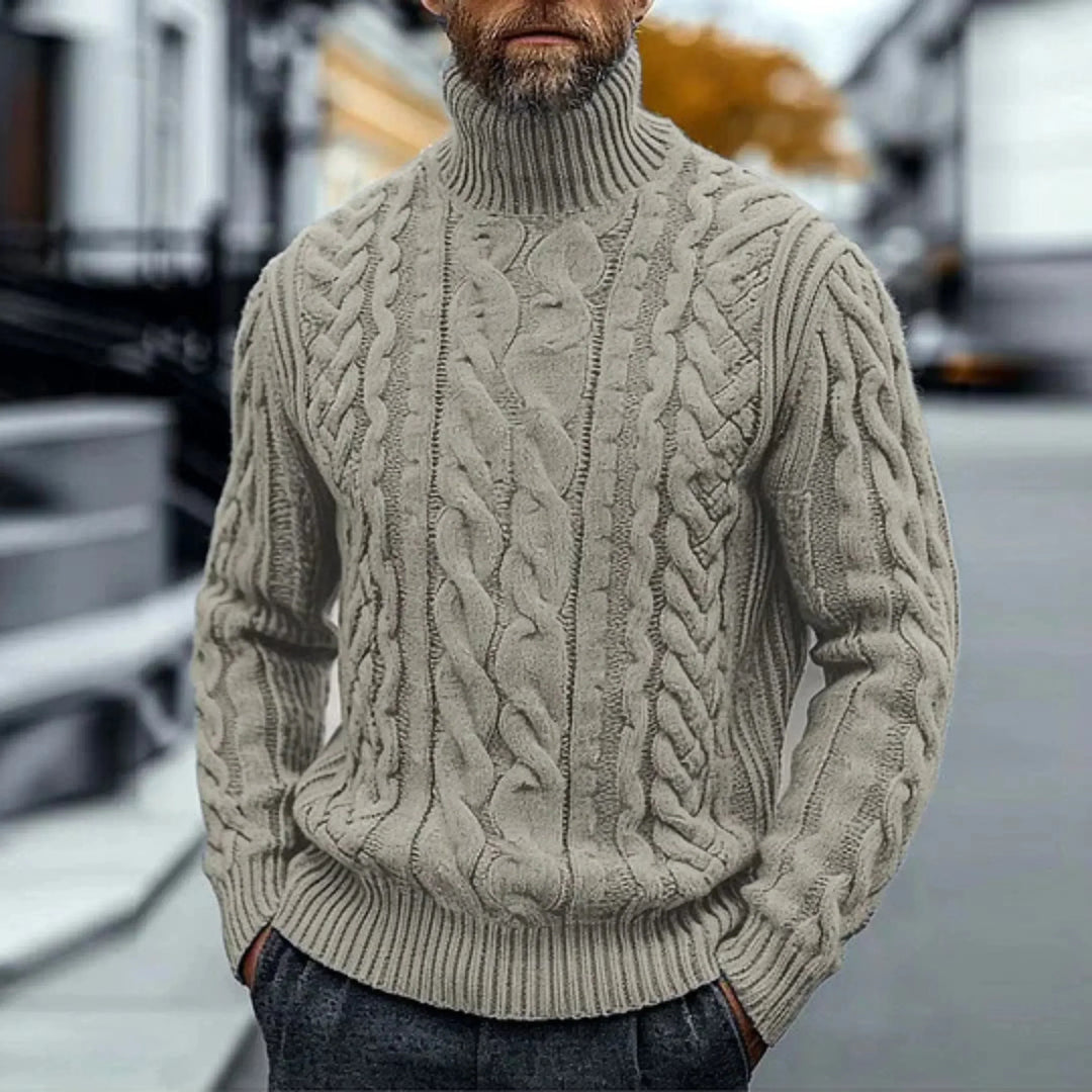 Harald - Vintage Twisted Knit Jumper
