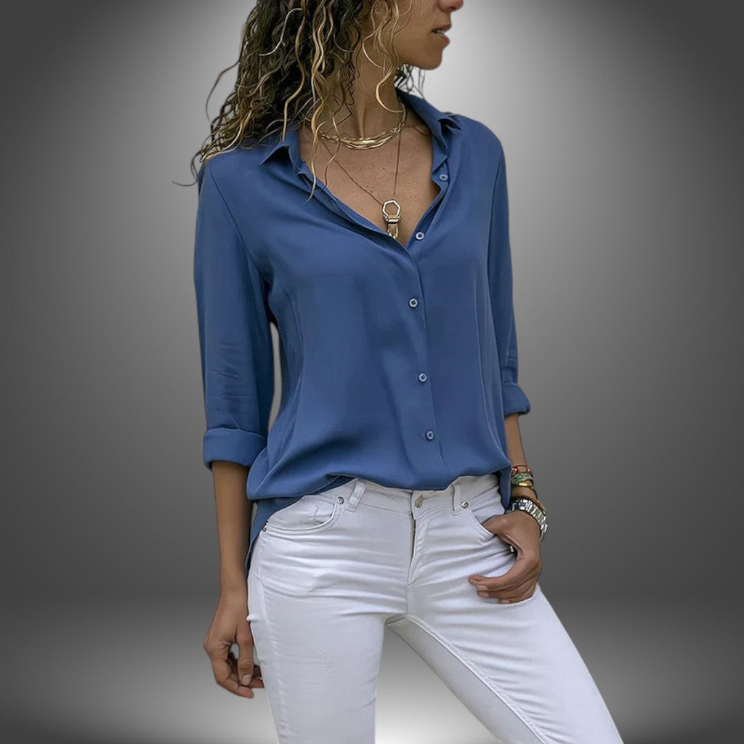 Valeria - Classic Button Blouse
