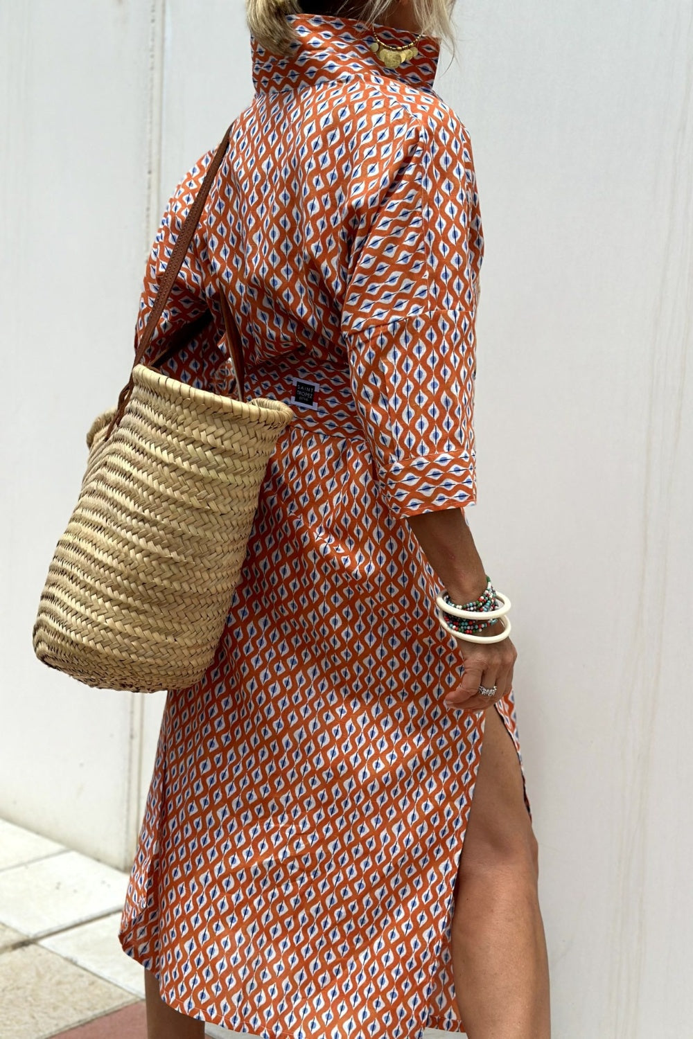 Anne - Elegant Check Shirt Dress