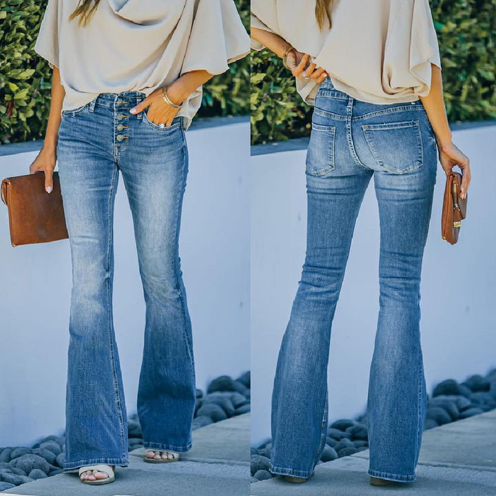 Elvira - Elegant Flared Jeans