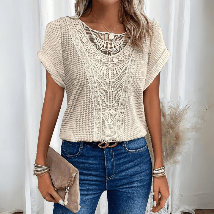 Karin - Elegant Lace Blouse