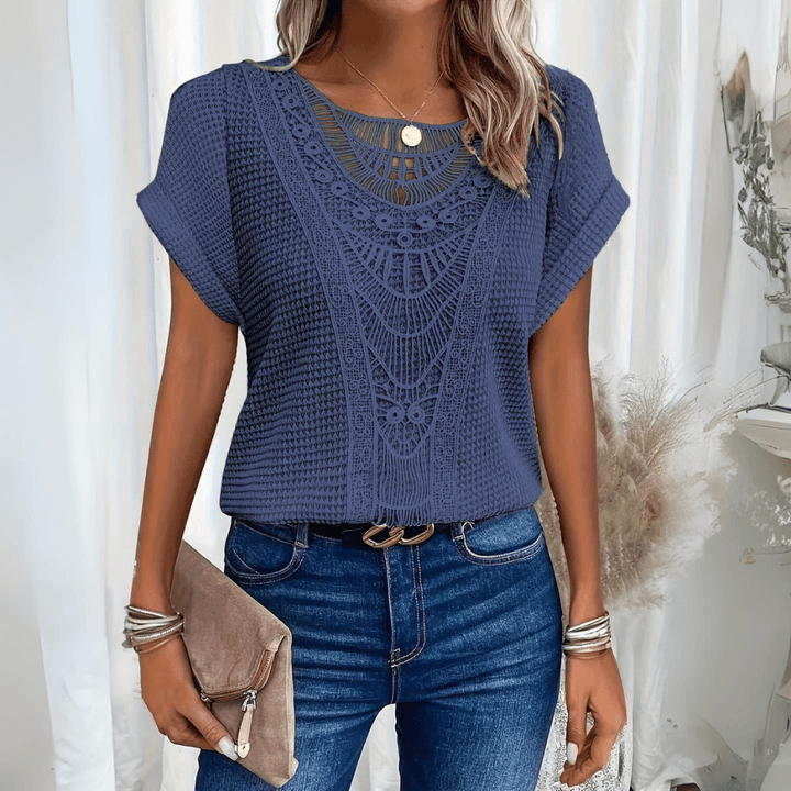 Karin - Elegant Lace Blouse