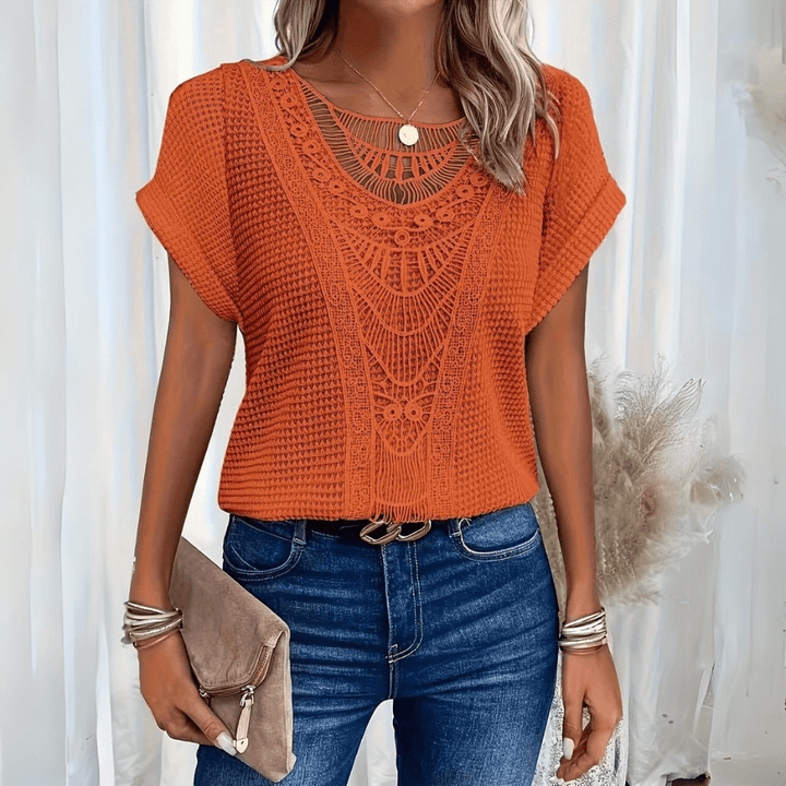 Karin - Elegant Lace Blouse