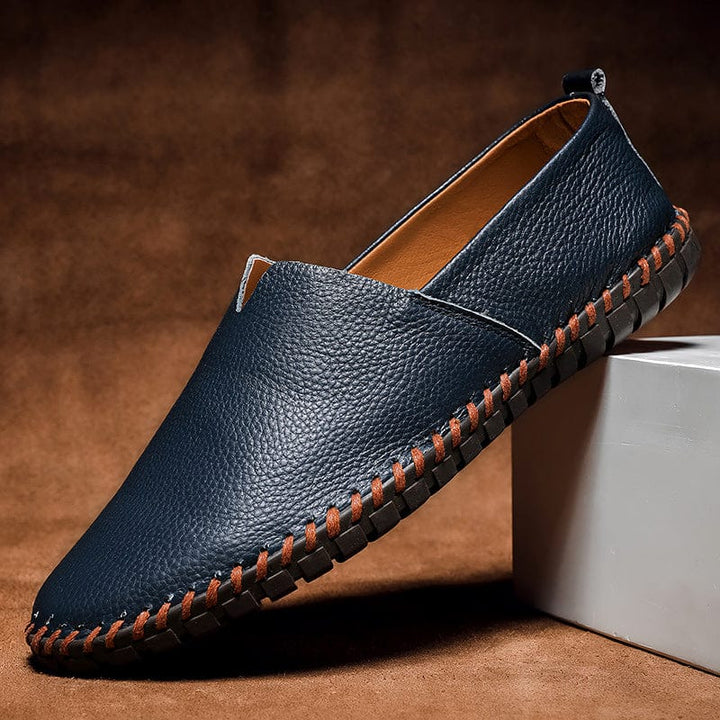 Monaco - Elegant Leather Espadrilles