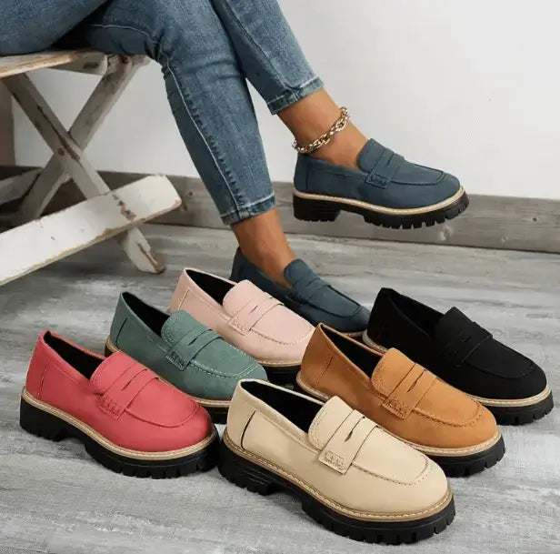 NADIA™ | Timeless Suede Loafers