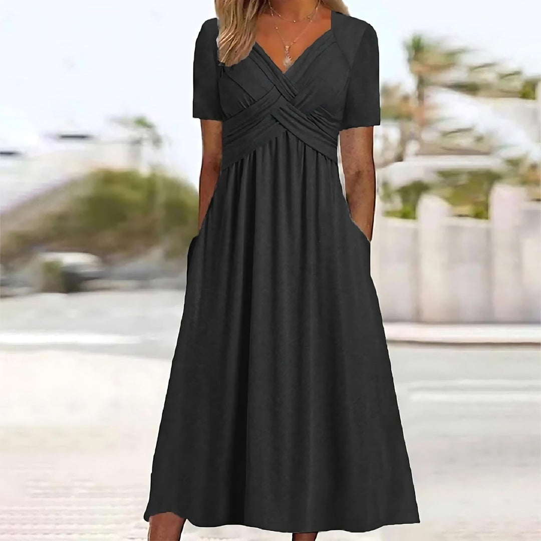 Carmen - Elegant Midi Dress