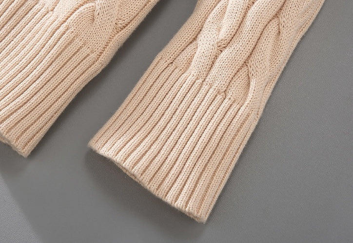 Anthony - Twisted Knit Half-Zip Jumper