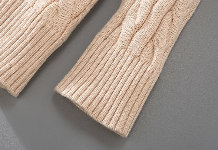 Anthony - Twisted Knit Half-Zip Jumper