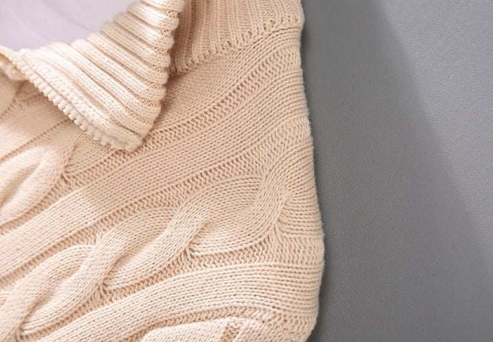 Anthony - Twisted Knit Half-Zip Jumper