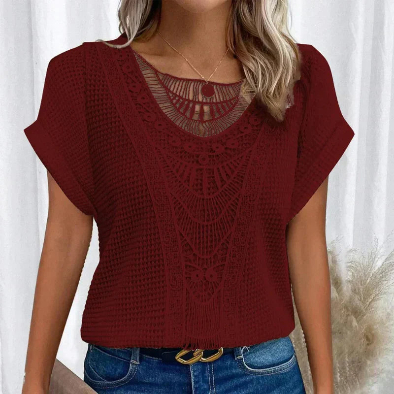 Karin - Elegant Lace Blouse