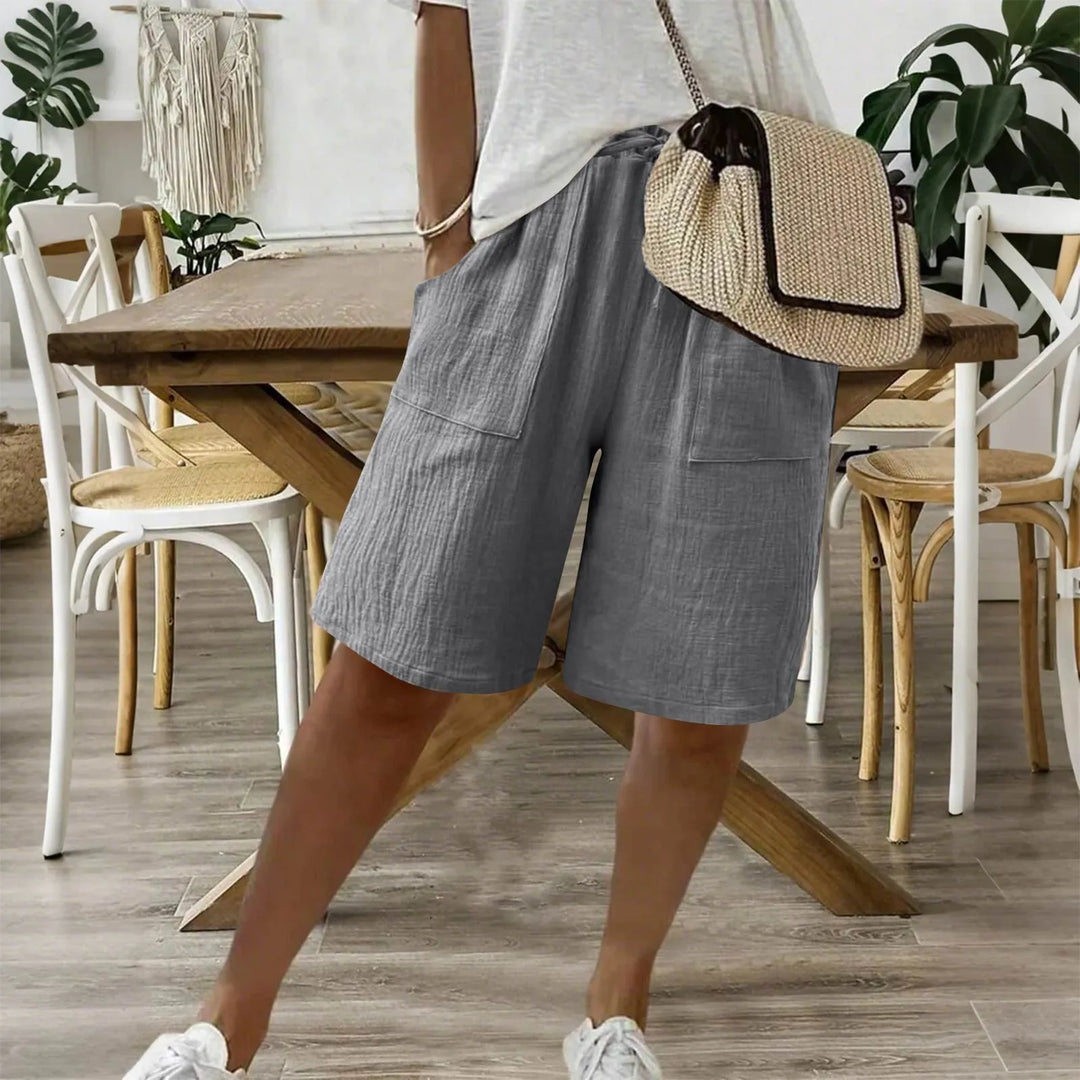 Sienna - Linen Cotton Shorts