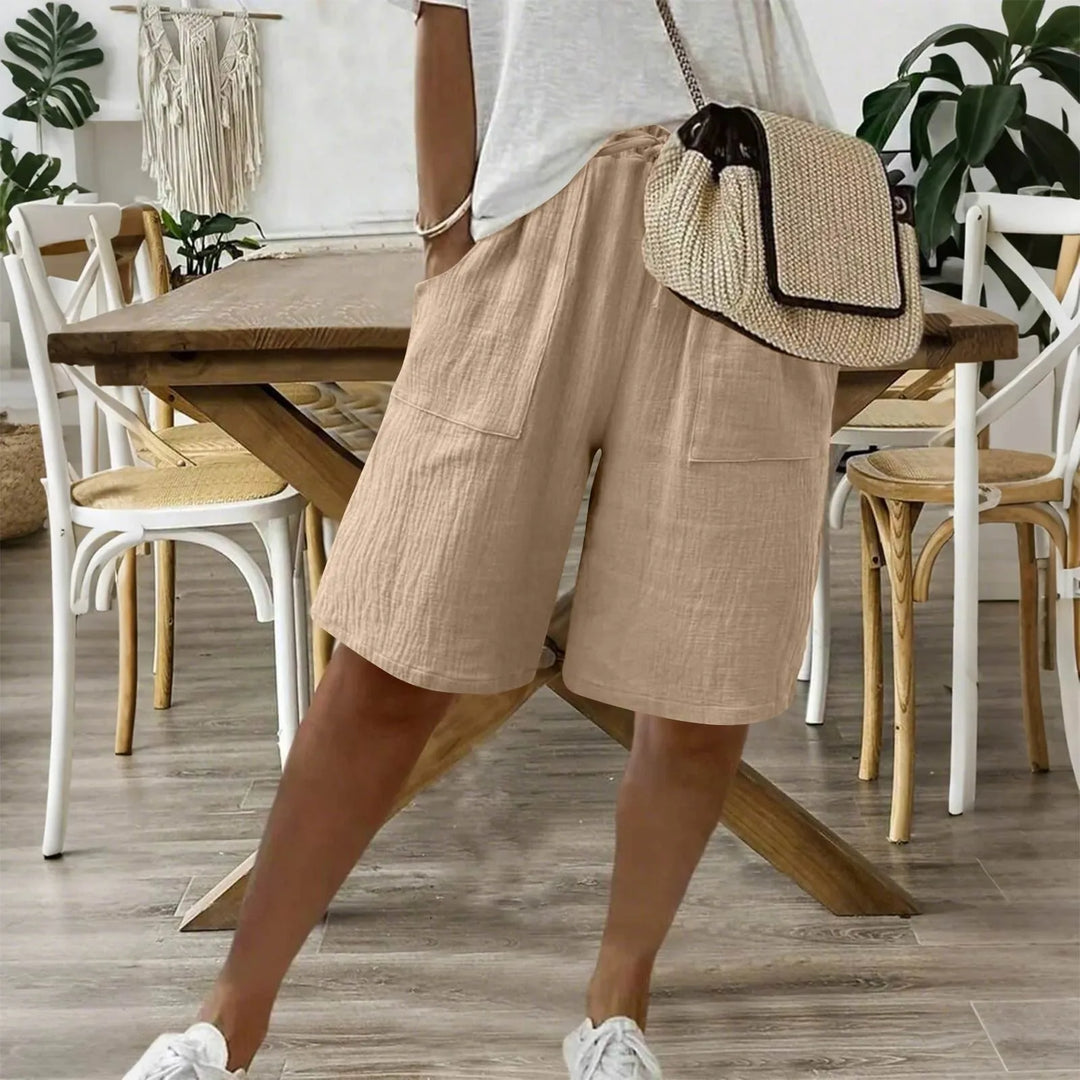 Sienna - Linen Cotton Shorts
