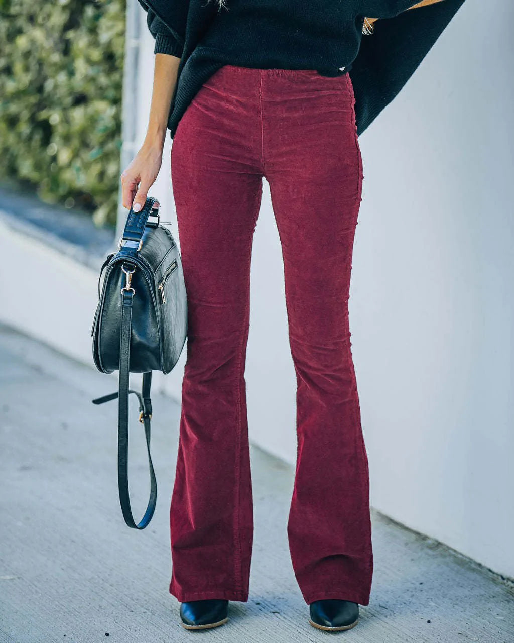 Freesia - Trendy Flared Trousers