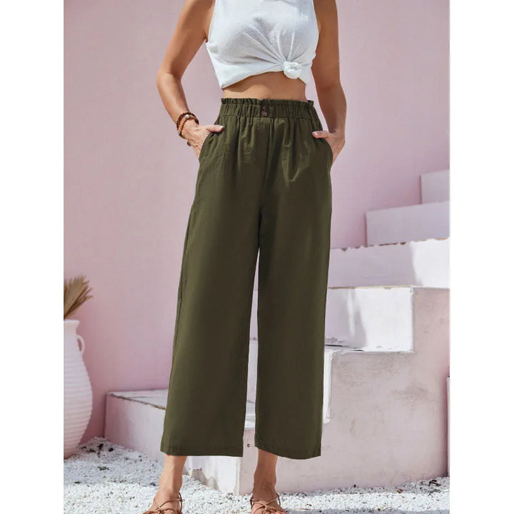 Soléa – Summer Linen-Cotton Trousers