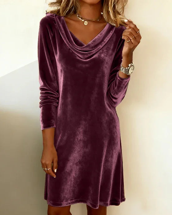 Frosina - Elegant Velvet Dress