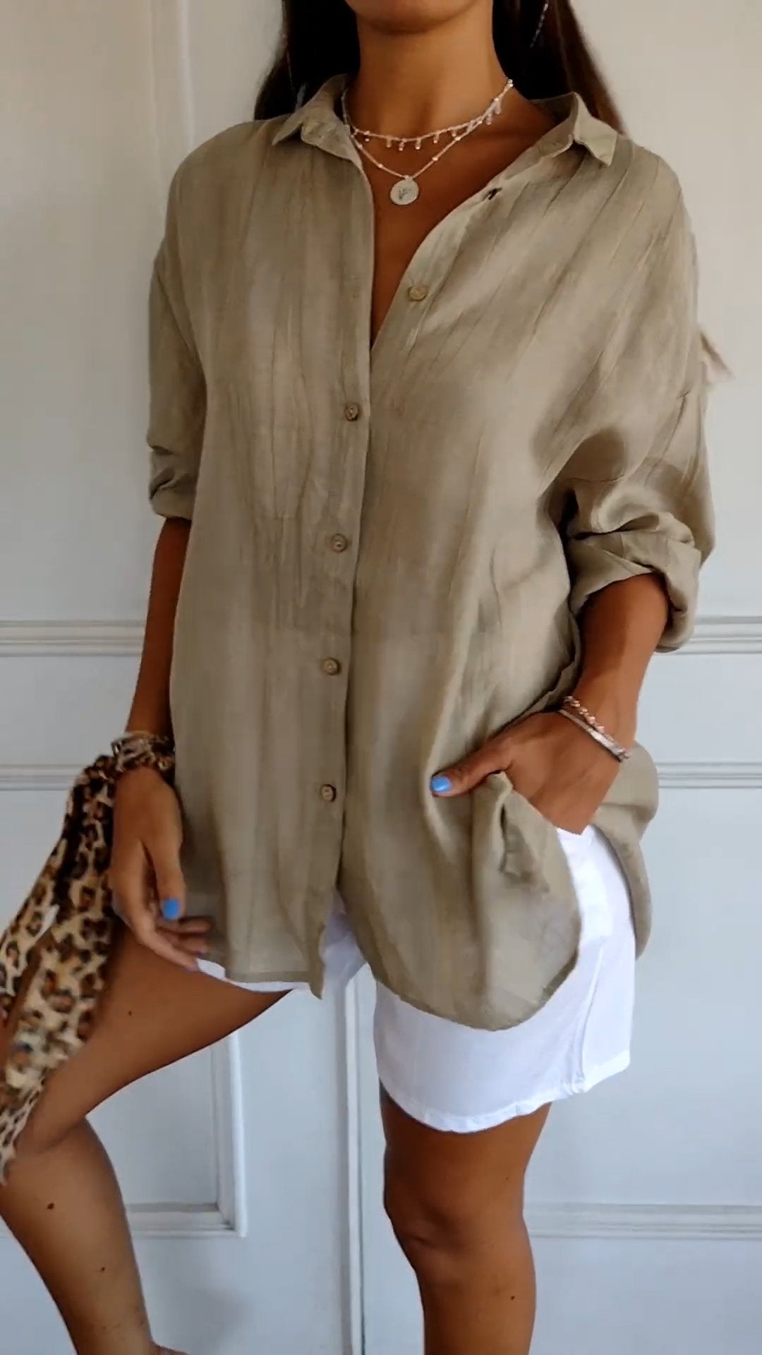 Krisha - Elegant Oversized Blouse