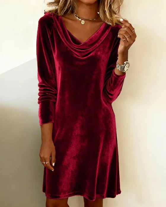 Frosina - Elegant Velvet Dress