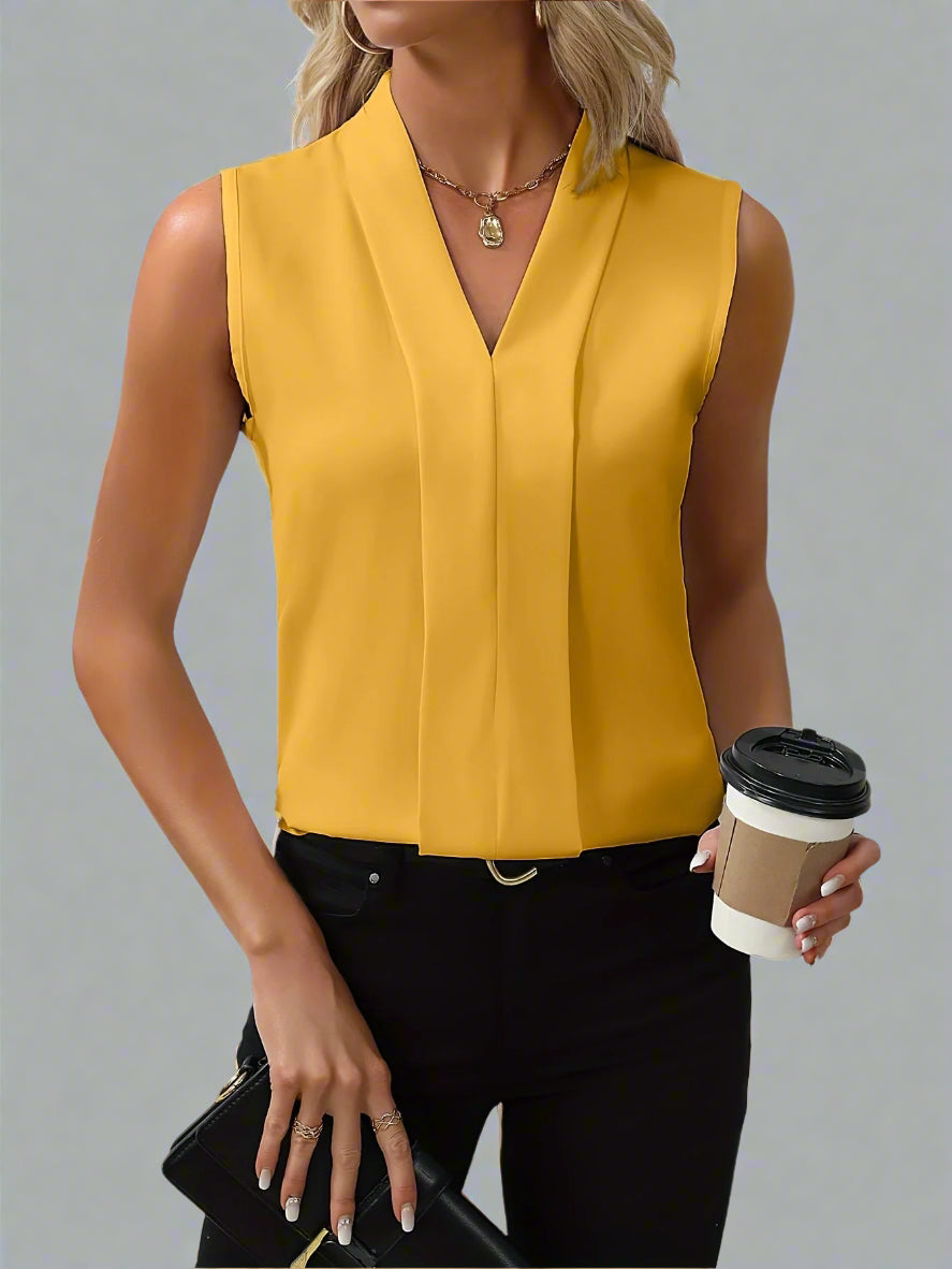 Romee | Women's Sleeveless V-Neck Blouse